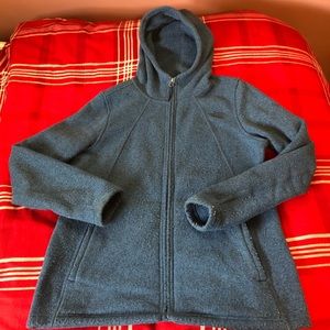 (SOLD) Large Blue North Face Hooded Jacket